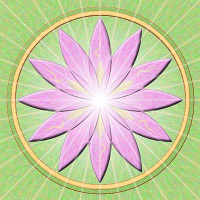 Mandala "Coeur de Cristal"
